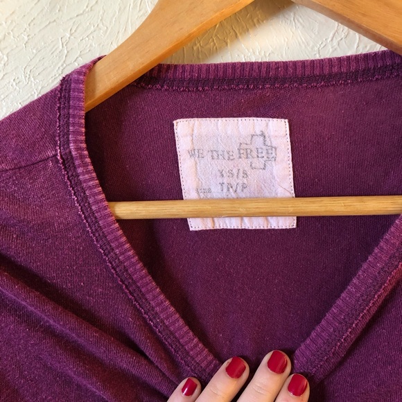 • free people oversized short sleeve • - Picture 4 of 6